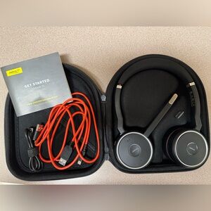 Jabra Evolve 75 (HSC040W) headset headphones with USB Dongle